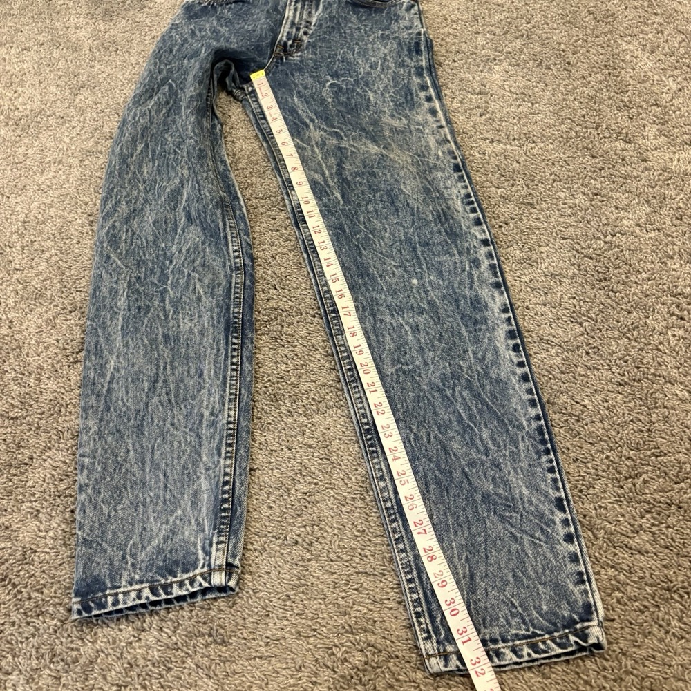Vintage Levi's 550 Jeans USA Acid Wash Orange Tab 28x32 Made In USA 80's 90's - Picture 4 of 14
